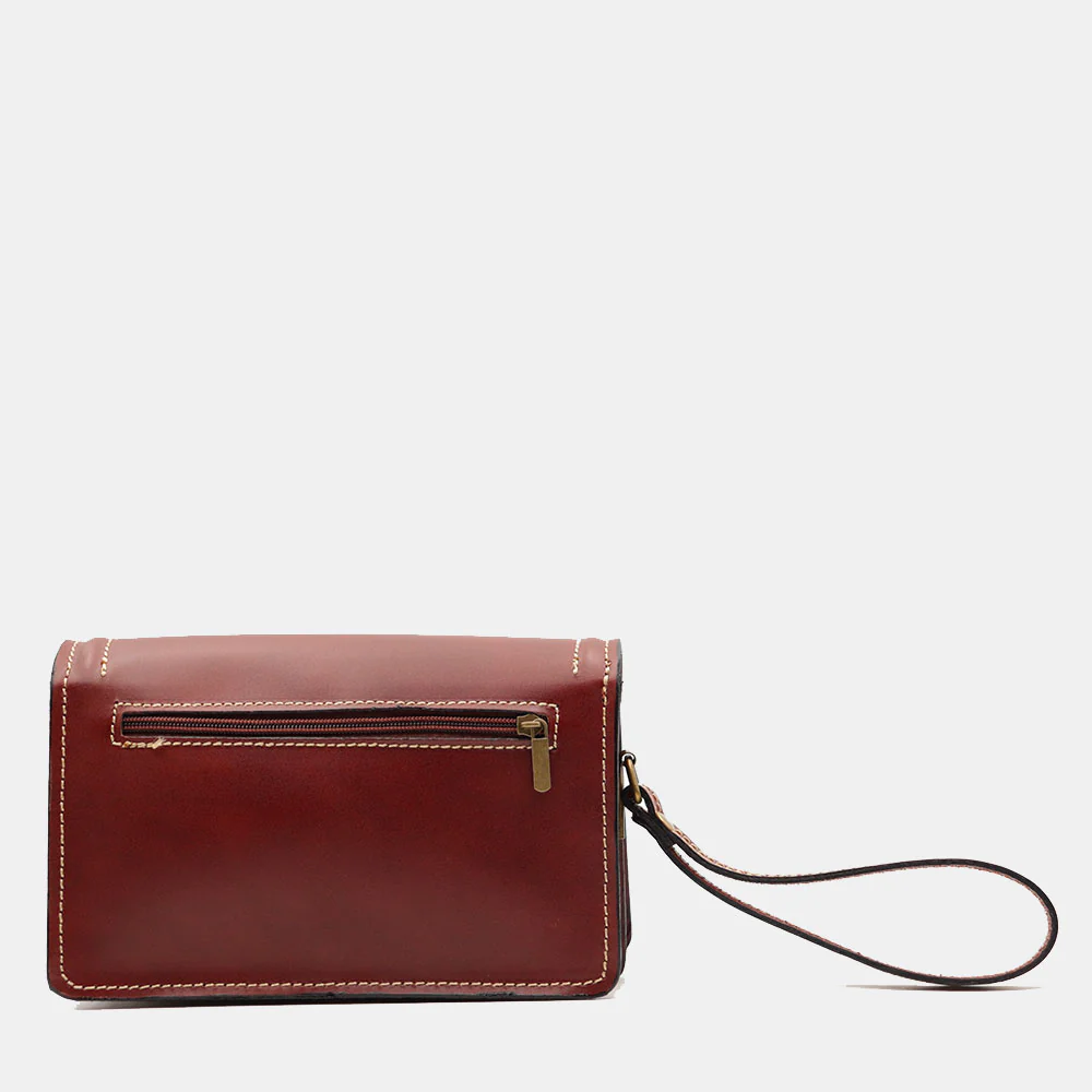 Beauty Uomo VIAVERDI Made in Italy in Pelle Marrone - Image 4