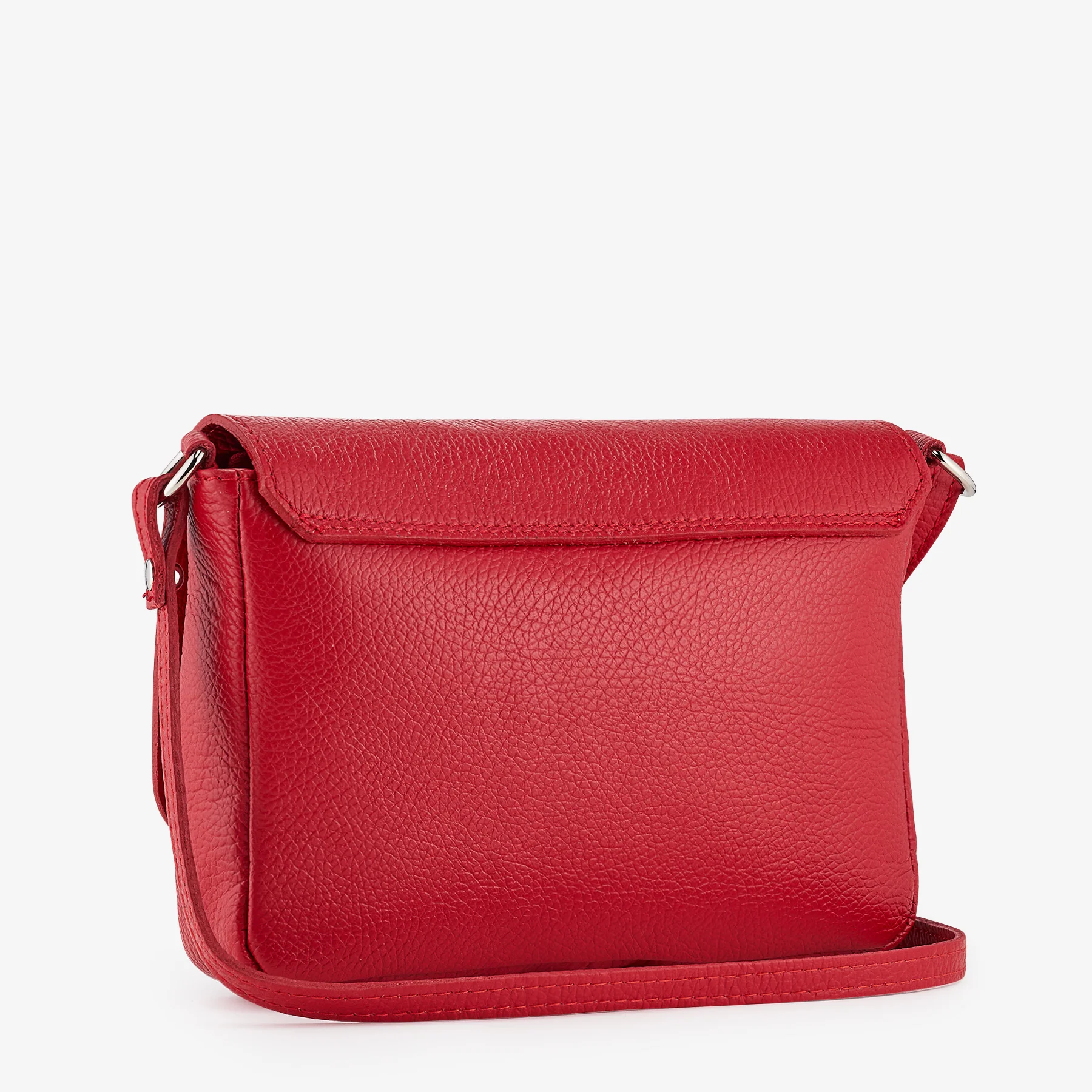 Borsa Piccola a Tracolla in Pelle Rossa VIAVERDI Made in Italy - Image 5
