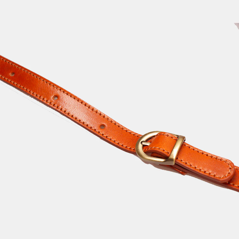 Borsa a Tracolla VIAVERDI in Pelle color Cuoio Made in Italy linea Firenze - Image 12