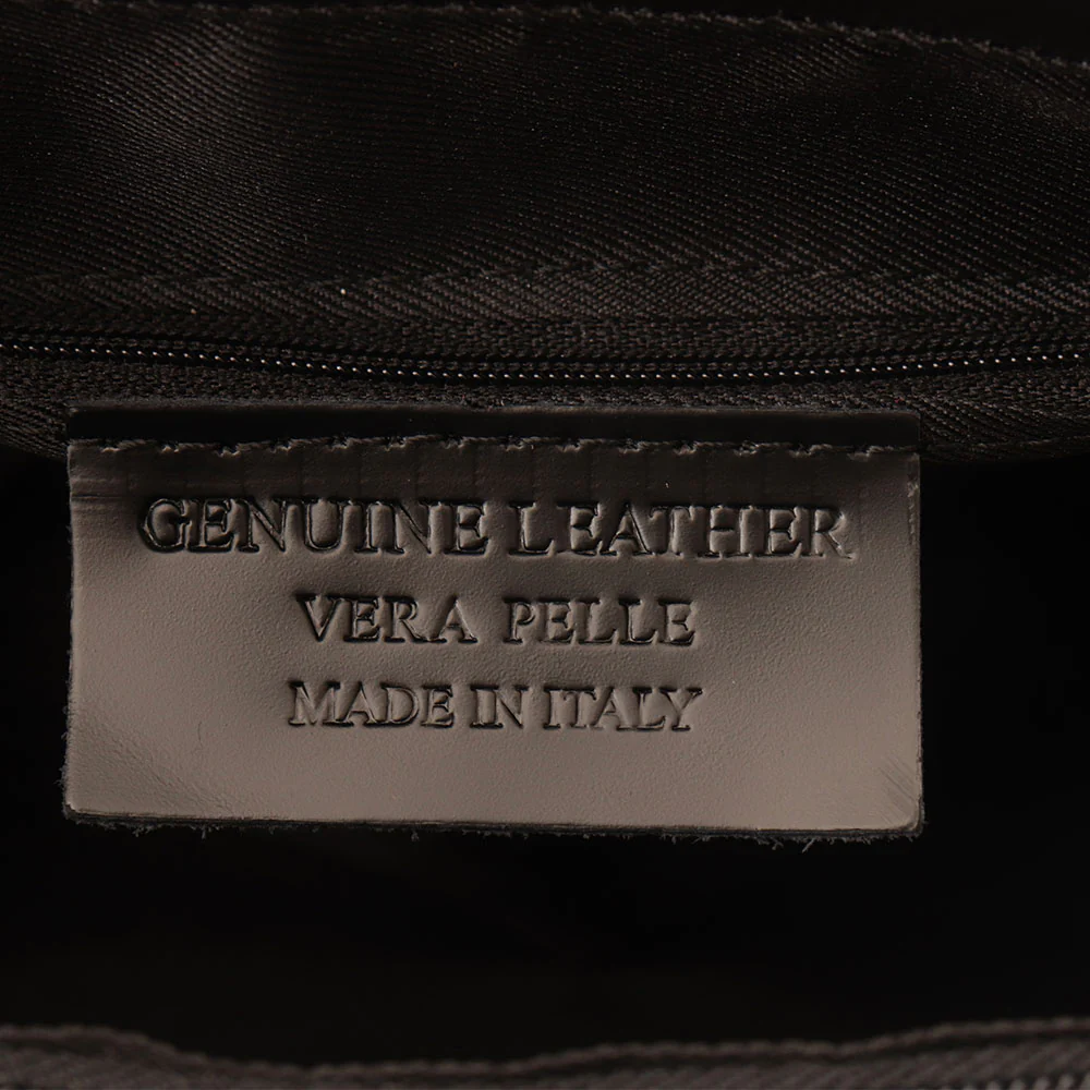 Borsa Bauletto Grande a Mano con Tracolla VIAVERDI in Pelle Verde Made in Italy linea Artimino - Image 7