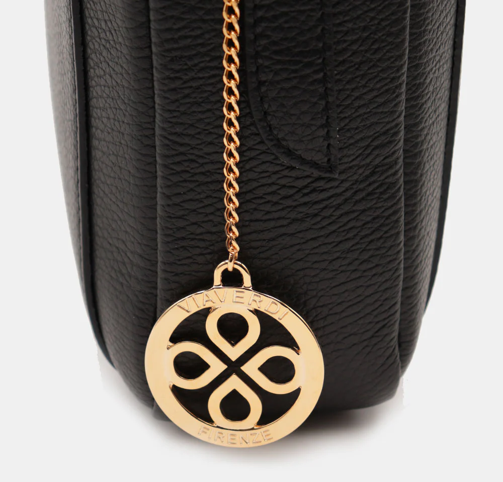 Borsa Business in Pelle Nera VIAVERDI Made in Italy - Porta Pc 15.6 - Image 11