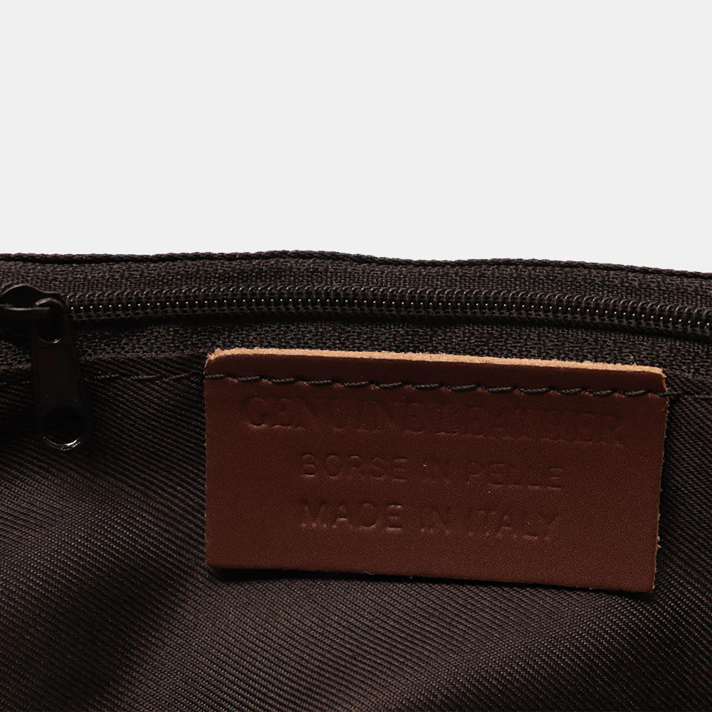 Borsa Hobo a Spalla con Catena VIAVERDI in Pelle Avio Made in Italy linea Monteriggioni - Image 3