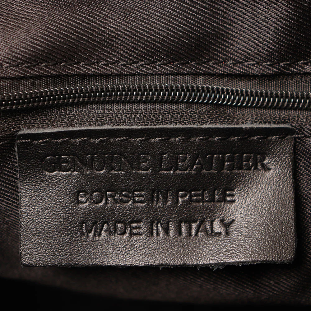 Borsa Donna a Secchiello VIAVERDI in Camoscio e Pelle Taupe Made in Italy linea Pienza - Image 6
