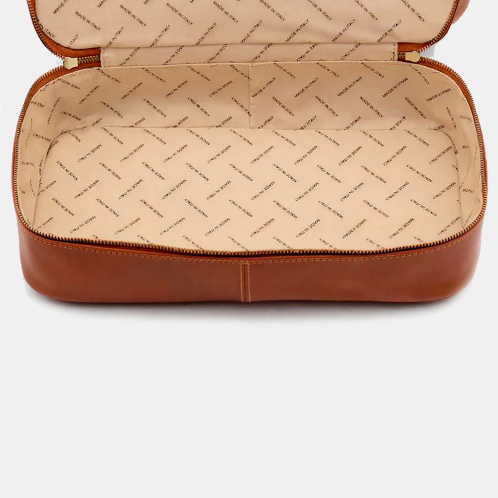 Borsa Medico in Pelle color Cuoio VIAVERDI Made in Italy linea Firenze - Image 14
