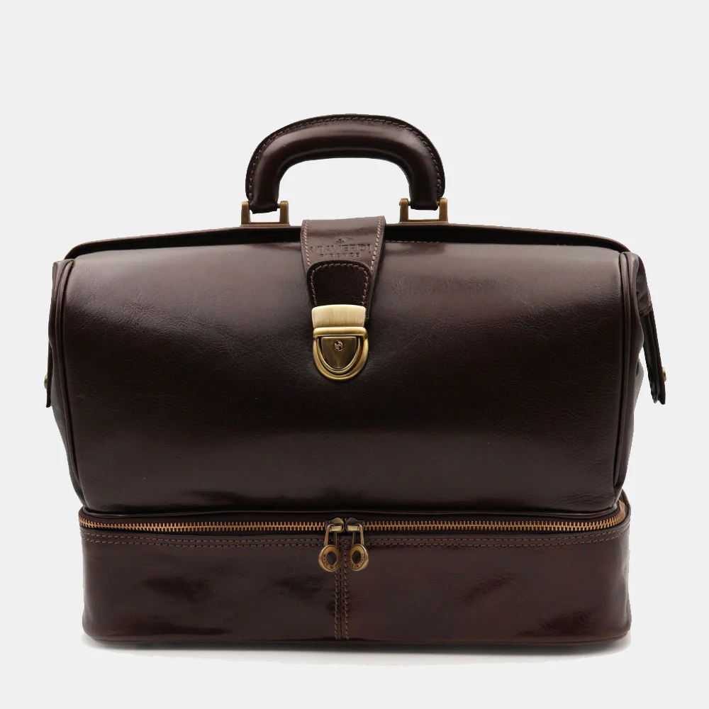 Borsa Medico in Pelle Testa di Moro VIAVERDI Made in Italy linea Firenze
