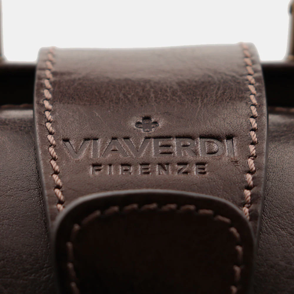 Borsa Medico in Pelle Testa di Moro VIAVERDI Made in Italy linea Firenze - Image 12