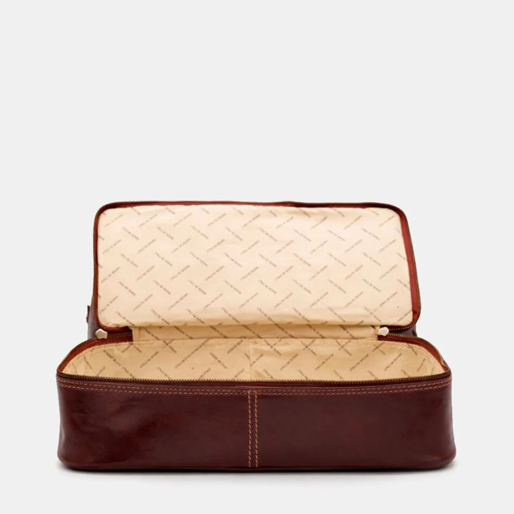 Borsa Medico in Pelle Marrone VIAVERDI Made in Italy linea Firenze - Image 12