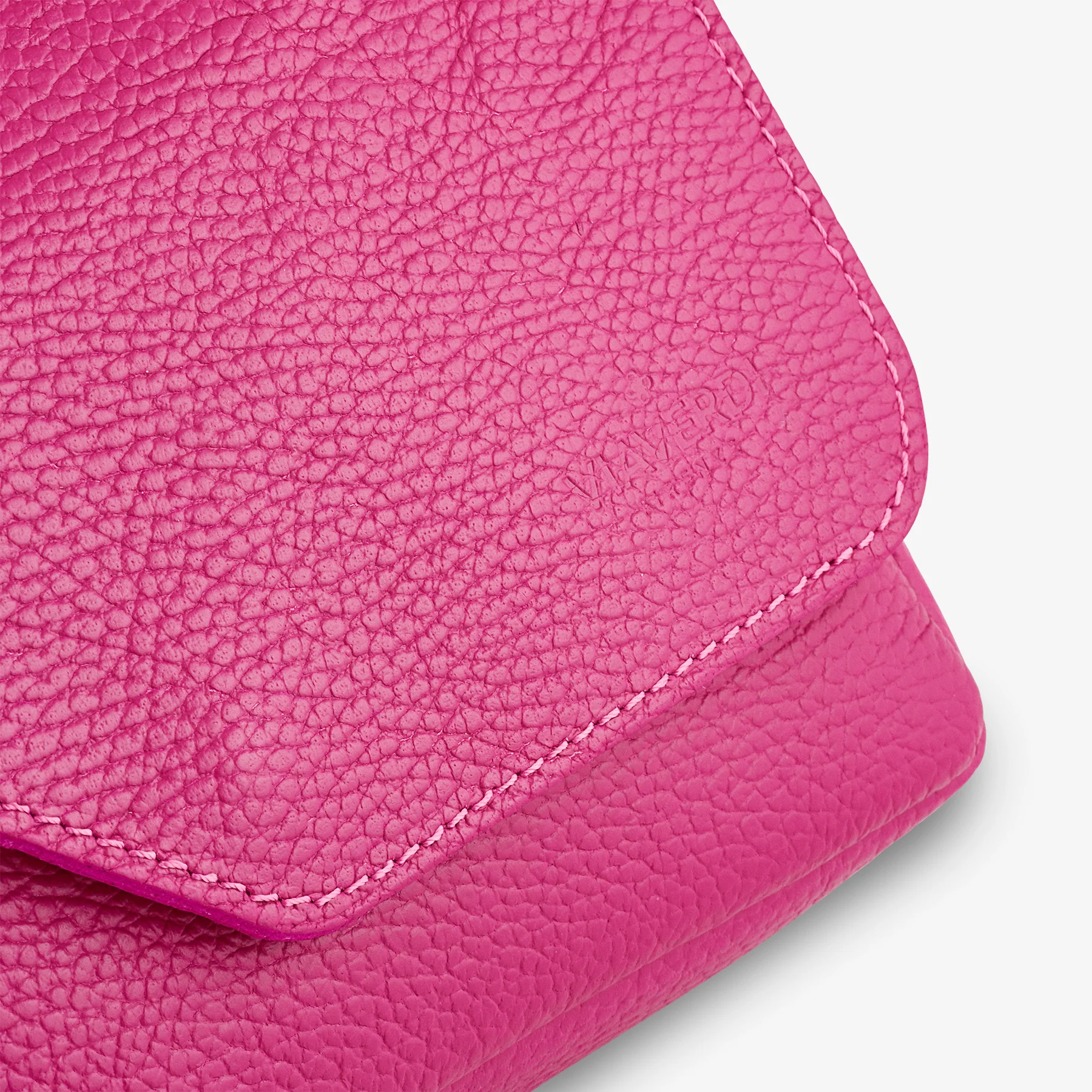 Borsa Piccola a Tracolla in Pelle Fucsia VIAVERDI Made in Italy - Image 3