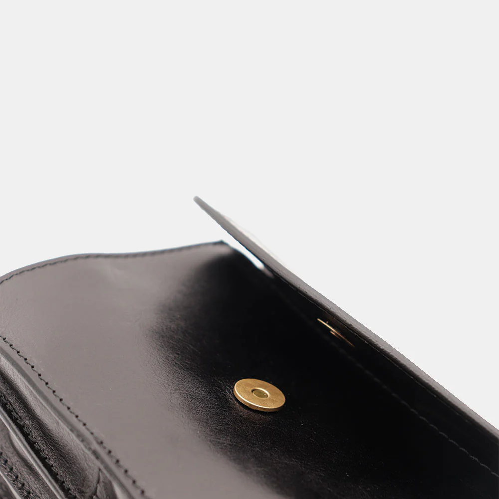 Borsa Piccola a Tracolla VIAVERDI in Pelle Nera Made in Italy linea Firenze - Image 6