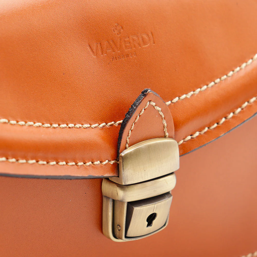 Beauty Uomo VIAVERDI Made in Italy in Pelle color Cuoio - Image 7